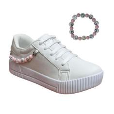 Imagem de Tênis Infantil Menina Casual Emotions Macio Pulseira-Feminino