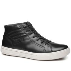 Imagem de Tênis Casual Pegada Masculino em Couro Preto 111503-06-Feminino