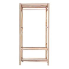 Imagem de Armário Pinus Com Prateleiras Madeira Para Cozinha Oferta - Technox