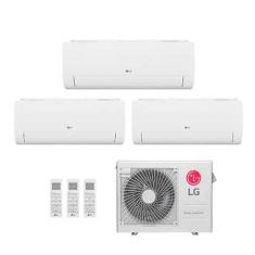Imagem de Ar condicionado Multi Split Inverter 3 ambientes (Hiwall 2X 9.000BTUS, 1X12.000BTUS) Quente/Frio WiFi integrado - E3Q2111.OBS