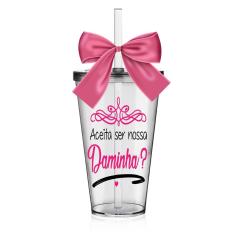 Imagem de Copo Convite Personalizado para Daminha