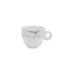 Imagem de Xícara Chá com Pires 160 ml Porcelana Schmidt - Dec. Mármore Cinza