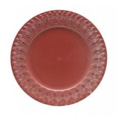 Imagem de Jogo Com 6 Sousplat Pétalas Vermelho 36 Cm  Plástico - Lyor