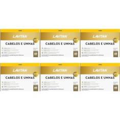 Imagem de Kit 6 Multivitamínico Lavitan Cabelos E Unhas Com 60 Cáps