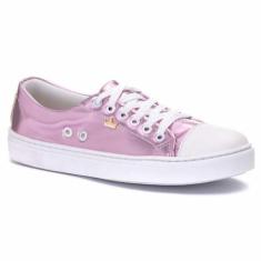 Imagem de Tênis Feminino Rosa Barbie Delicado Menina Macio E Confortável - Class