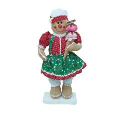 Imagem de Boneco Natal Biscoito Natalina 50cm