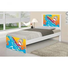 Imagem de Cama Solteiro Surfista Com Colchão