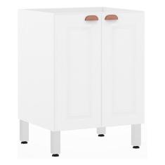 Imagem de Balcão de Cozinha sem Tampo 60cm 2 Portas Cristal Luciane Móveis