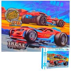 Imagem de Quebra-Cabeça Fast Machine 150Peça Carro Corrida Super Turbo - Pais E