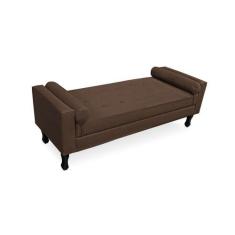Imagem de Recamier Félix Solteiro 120cm Suede - Renascer Decor