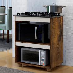 Imagem de Balcão De Cozinha Para Cooktop 4 Bocas Turim Kaiki