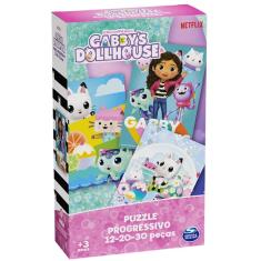 Imagem de Quebra Cabeça Puzzle Progressivo Gabby`s Dollhouse Grow