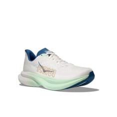 Imagem de HOKA ONE ONE Tênis masculino Mach 6, Frost/dourado, 45