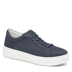 Imagem de Johnston & Murphy Tênis feminino Cammie com cadarço, Nobuck marinho, 38