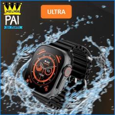 Imagem de Relogio Smartwatch Presente Amigo Secreto Feminino Preto Ultra 9 Whats
