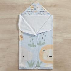 Imagem de Toalha De Banho Tematica Para Bebe Com Capuz - Miguel Baby, Safari bab
