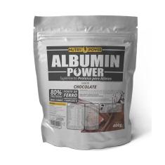 Imagem de Albumin Power com Complexo B Sabor Chocolate 400g  Nutry Power - ApisNutri 