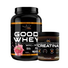 Imagem de Kit Good Whey Protein 900g + Creatina Pura 300g - Fell Good-Unissex