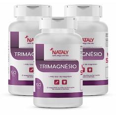 Imagem de 3 Unid - Tri Magnésio (Taurato, Malato e Bisglicinato) 60 Capsulas de 500mg Nataly