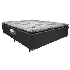 Imagem de Cama Box Conjugado Casal: Colchão Ortopédico D28 ProDormir Advanced Black (138x188x50) - Probel