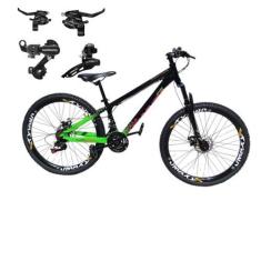 Imagem de Bicicleta Vikingx Aro 26 24v Tuff 44 Cambio Shiamno Traseiro Dianteiro