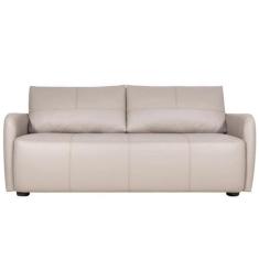 Imagem de Sofá Living 2 Lugares Sala de Estar 180cm Virtus L07 Couro Bege - Mpoz