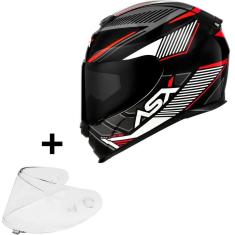 Imagem de Capacete Masculino Feminino Asx Eagle Hunter + Viseira Fumê