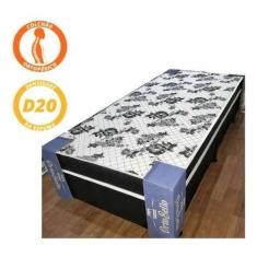Imagem de Cama de Solteiro Box Conjugada D20 88x188x52cm - ORTOBELLO
