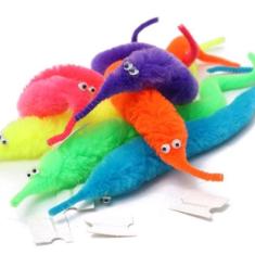Imagem de Cobrinha Mágica Pelucia Bichinho Magic Twist Worm Fuzzy Constancio Min