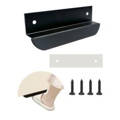 Imagem de Puxador de pé para gaveta de armário de lixo, lixeira mãos livres para portas de armário de caixote de lixo de sobreposição completa, segura para pés de armário de alumínio descalço e resistente à