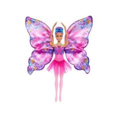 Imagem de Boneca Barbie Bailarina e Borboleta com  - Transformação 2 em 1 com Ac