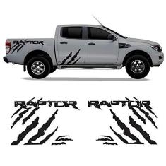 Imagem de Kit Adesivo Ford Ranger Raptor Faixa Lateral  Tuning