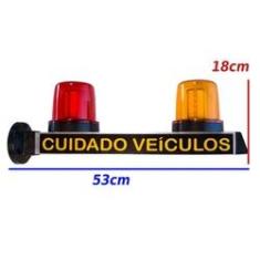 Imagem de Sinalizador Garagem Sonoro Led Entrada Saida Veículos St1396
