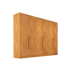 Imagem de Guarda Roupa Casal 6 Portas e 6 Gavetas Oslo Peroba - Europa
