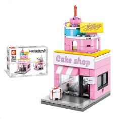 Imagem de Blocos de Construção Sembo City Street Store Modo de Blocos de Construção