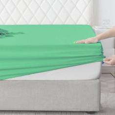 Imagem de Lençol Com Elástico Casal Queen Ponto Palito 180 Fios Macio - Love Bab