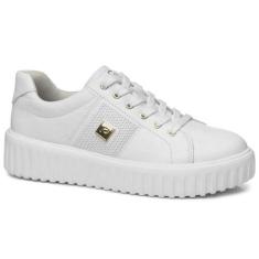 Imagem de Tênis Pegada Feminino em Couro Solado Emborrachado Flexivel e Antiderr