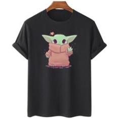 Imagem de Camiseta feminina algodao Baby Yoda Helo Fofo Fofinho Kawaii