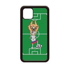 Imagem de Capa russa para iPhone 11 Pro Max com desenho de jogador de futebol russo