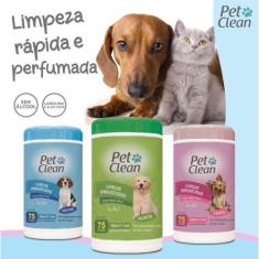 Imagem de Lenço Umedecido Para Cães Pet Clean