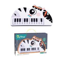 Imagem de Brinquedo Teclado Infantil Eletrônico Zebra - Toys