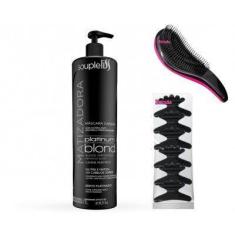 Imagem de Máscara Matizadora Platinum Blond Platinada Soupleliss 1L  - Souple Li