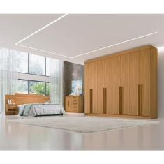 Imagem de Guarda Roupa Casal Grande 8 Gavetas - Daymont-Cinamomo - Móveis D'Doro