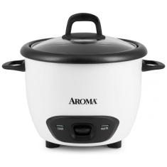Imagem de Panela de Arroz Elétrica 720 mL, AROMA HOUSEWARES ARC 743G, Branco