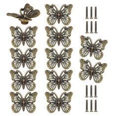 Imagem de JruiZhp Puxadores de armários vintage, 12 maçanetas de armário de animais, puxadores de metal, puxadores de cômoda antiga para armário de porta, para puxadores de cômoda de armário e porta de móveis