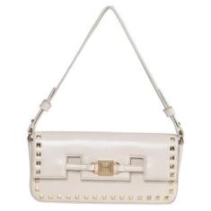 Imagem de Bolsa de Ombro Via Marte Baguete Com Alça Fixa e Spikes B1-125-Feminino