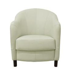 Imagem de Kit 2 Poltronas Kairós com Pés Madeira Couro Off White