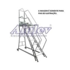 Imagem de Escada Alumínio Trepadeira 1,16 m (Alulev)