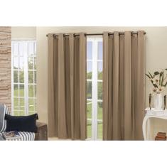 Imagem de Cortina Blecaute Blackout Corta Luz 2,80 M X 1,60 M PVC Avelã Casa Tem