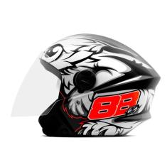 Imagem de Capacete New Liberty Three gp 88  Fosco Tam. 58 CAP-758PT Pro Tork